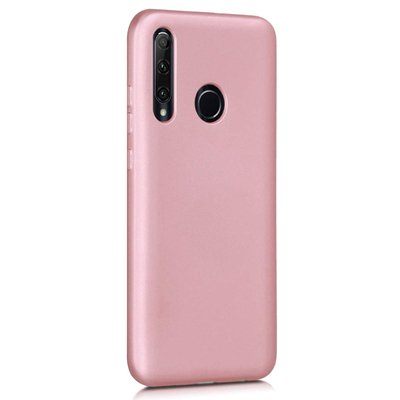 Microsonic Huawei Y7P Kılıf Matte Silicone Rose Gold