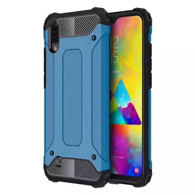 Microsonic Samsung Galaxy M10 Kılıf Rugged Armor Mavi