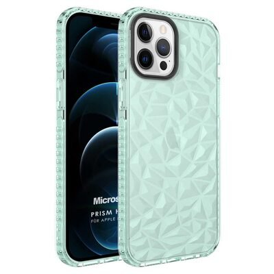 Microsonic Apple iPhone 12 Pro Kılıf Prism Hybrid Yeşil