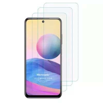 Microsonic Xiaomi Redmi Note 11 Screen Protector Nano Glass Cam Ekran Koruyucu (3`lü Paket)