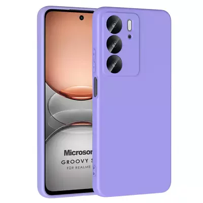 Microsonic Realme C75 Kılıf Groovy Soft Lila