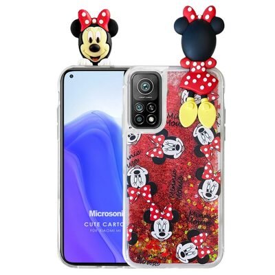 Microsonic Xiaomi Mi 10T Kılıf Cute Cartoon Minnie Mouse