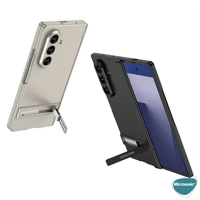 Microsonic Samsung Galaxy Z Fold 7 Kılıf Fusion Stand Gümüş