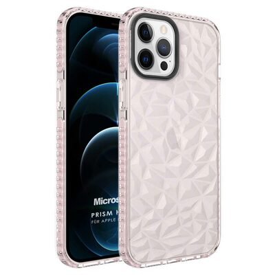 Microsonic Apple iPhone 12 Pro Kılıf Prism Hybrid Pembe