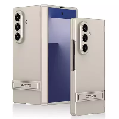 Microsonic Samsung Galaxy Z Fold 7 Kılıf Fusion Stand Bej