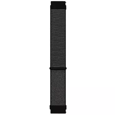 Microsonic Samsung Gear Sport Hasırlı Kordon Woven Sport Loop Siyah