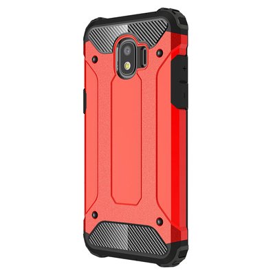 Microsonic Samsung Grand Prime Pro Kılıf Rugged Armor Kırmızı