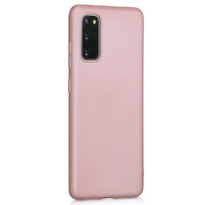 CaseUp Samsung Galaxy S20 Kılıf Matte Surface Rose Gold