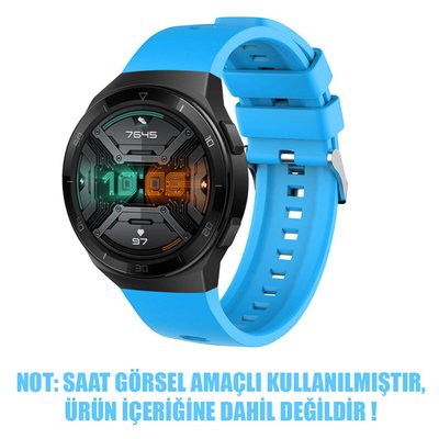 Microsonic Samsung Galaxy Watch 46mm Silicone Rapid Bands Kordon Mavi