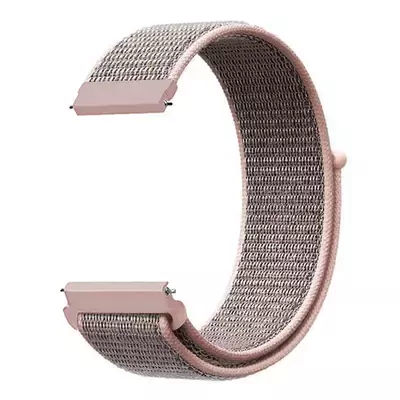 Microsonic Samsung Gear Sport Hasırlı Kordon Woven Sport Loop Rose Gold