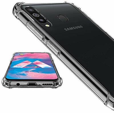 Microsonic Samsung Galaxy M30 Kılıf Anti Shock Silikon Şeffaf