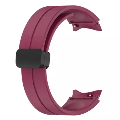 Microsonic Samsung Galaxy Watch 6 Classic 43mm Kordon Ribbon Line Bordo