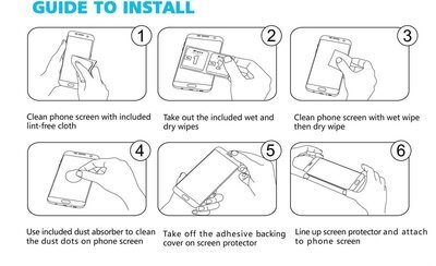 Microsonic Samsung Note 8 Kavisli Temperli Cam Ekran Koruyucu Film Siyah