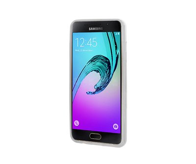 CaseUp Samsung Galaxy A3 2016 Lazer Kesim Silikon Kılıf Gümüş