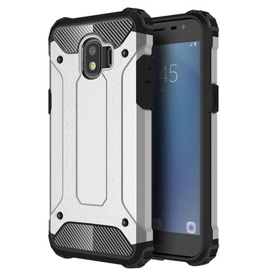 Caseup Samsung Grand Prime Pro Kılıf Tank Gümüş