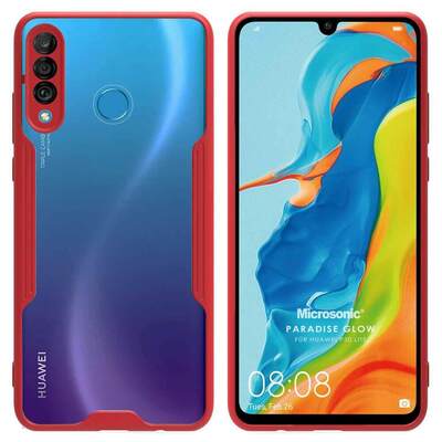 Microsonic Huawei P30 Lite Kılıf Paradise Glow Kırmızı