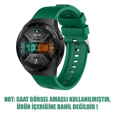 Microsonic Samsung Galaxy Watch 46mm Silicone Rapid Bands Kordon Koyu Yeşil