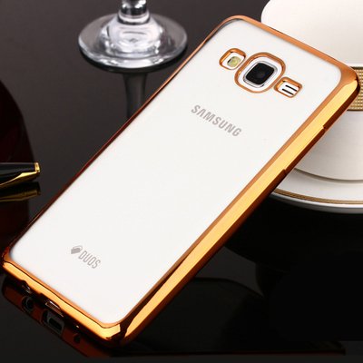 CaseUp Samsung Galaxy A3 2016 Lazer Kesim Silikon Kılıf Gold