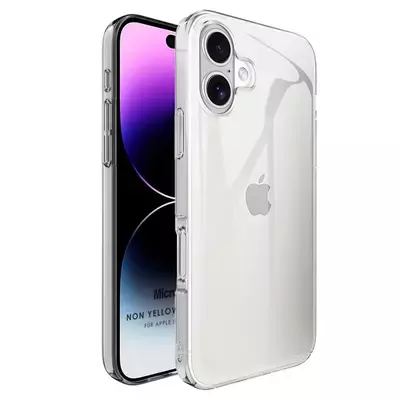 Microsonic Apple iPhone 17 Kılıf Non Yellowing Crystal Clear Sararma Önleyici Kristal Şeffaf