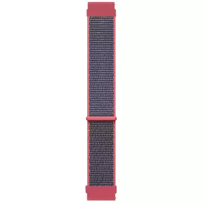 Microsonic Samsung Gear Sport Hasırlı Kordon Woven Sport Loop Koyu Pembe