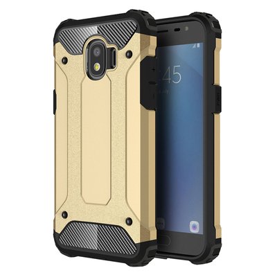 Microsonic Samsung Grand Prime Pro Kılıf Rugged Armor Gold