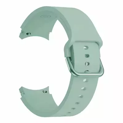 Microsonic Samsung Galaxy Watch 6 Classic 43mm Kordon Solid Silicone Band Açık Yeşil