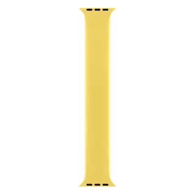 Microsonic Apple Watch SE 40mm Kordon, (Small Size, 135mm) New Solo Loop Sarı