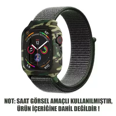 Microsonic Apple Watch Ultra Kordon Camouflage Armor Pro Turkuaz