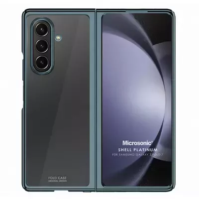 Microsonic Samsung Galaxy Z Fold 7 Kılıf Shell Platinum Yeşil