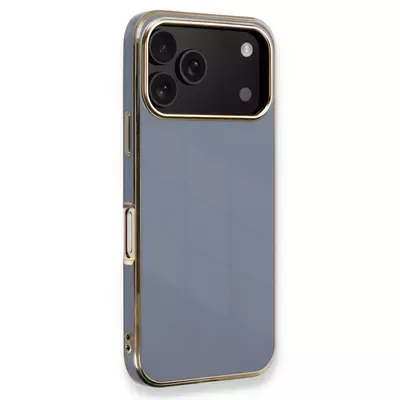 Microsonic Apple iPhone 17 Pro Kılıf Olive Plated Lavanta Grisi