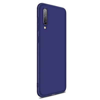 Microsonic Samsung Galaxy A50 Kılıf Double Dip 360 Protective AYS Lacivert