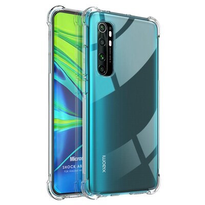 Microsonic Xiaomi Mi Note 10 Lite Kılıf Anti Shock Silikon Şeffaf