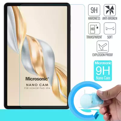 Microsonic Honor Pad X9A Nano Glass Cam Ekran Koruyucu