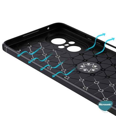 Microsonic Huawei Nova 9 SE Kılıf Kickstand Ring Holder Siyah