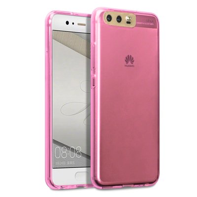 Microsonic Huawei P10 Kılıf Transparent Soft Pembe