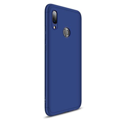 Microsonic Huawei Y7 2019 Kılıf Double Dip 360 Protective AYS Lacivert