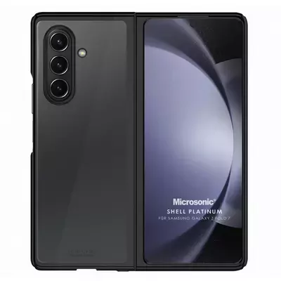 Microsonic Samsung Galaxy Z Fold 7 Kılıf Shell Platinum Siyah