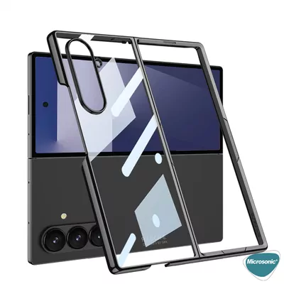 Microsonic Samsung Galaxy Z Fold 7 Kılıf Shell Platinum Siyah