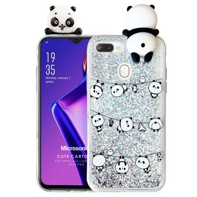 Microsonic Oppo A92 Kılıf Cute Cartoon Panda