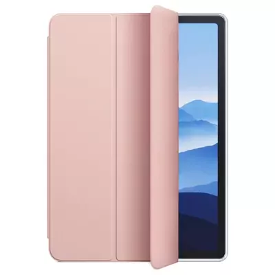 Microsonic Apple iPad Air 5.Nesil 2022 Kılıf (A2588-A2589-A2591) Slim Translucent Back Smart Cover Rose Gold