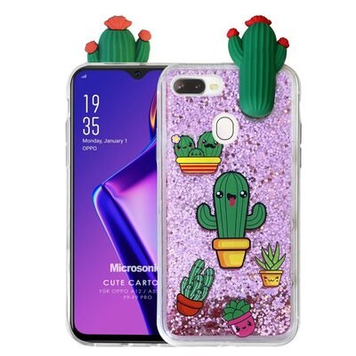 Microsonic Oppo A92 Kılıf Cute Cartoon Kaktüs