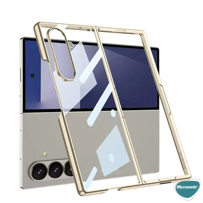 Microsonic Samsung Galaxy Z Fold 7 Kılıf Shell Platinum Gold