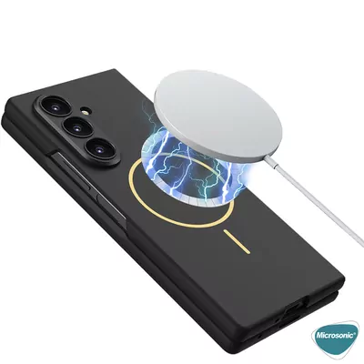 Microsonic Samsung Galaxy Z Fold 7 Kılıf Shape Hard MagSafe Bej