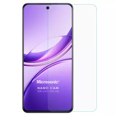 Microsonic Vivo V50 Lite 5G Nano Glass Cam Ekran Koruyucu