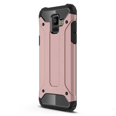 Caseup Samsung Galaxy A6 2018 Kılıf Tank Rose Gold