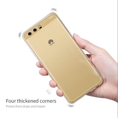 Microsonic Huawei P10 Plus Kılıf Transparent Soft Siyah