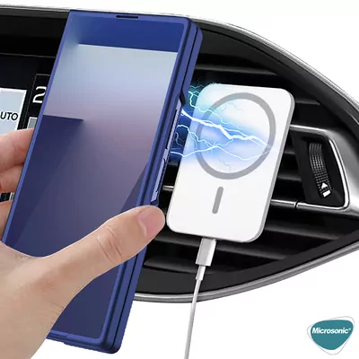 Microsonic Samsung Galaxy Z Fold 7 Kılıf Shape Hard MagSafe Siyah