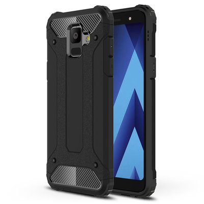 Caseup Samsung Galaxy A6 2018 Kılıf Tank Siyah