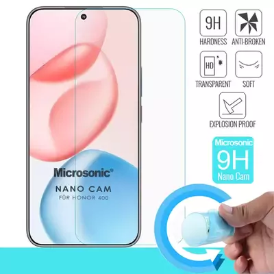 Microsonic Honor 400 Nano Glass Cam Ekran Koruyucu