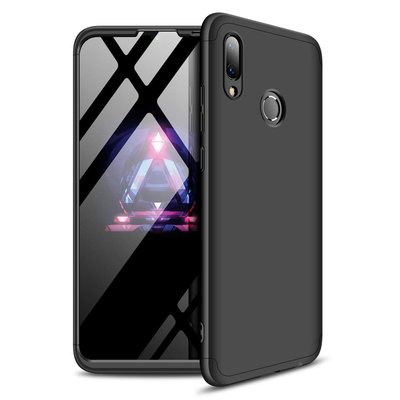 Microsonic Huawei Y7 Prime 2019 Kılıf Double Dip 360 Protective AYS Siyah